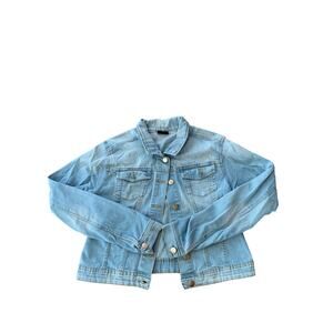 Crash One Light Blue Denim Jacket - Size 14/16 - Classic Style